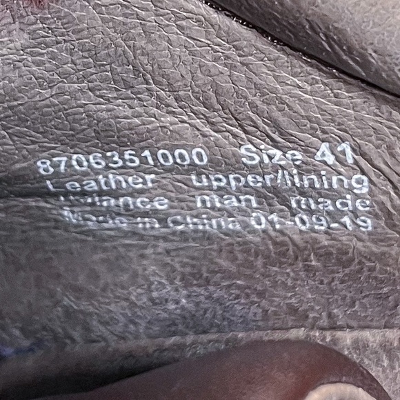 Dansko Wyatt Mens Size 7.5 8 EU 41 Brown Leather Full Grain Comfort Oxford Shoes - Picture 7 of 8